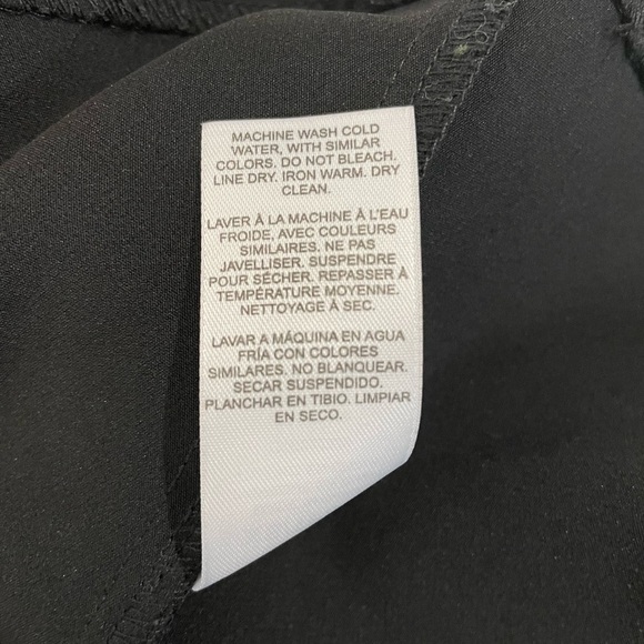 Dynamite Peplum Tank Top with Lace Chest, Backless, Black, Size XS - Picture 8 of 8